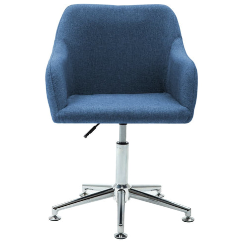 Swen Studio -  Swivel Dining Chairs 6 pcs Blue Fabric (UK/IE/FI/NO only) (6x331502)
